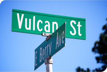 Vulcan Signs - Vulcan Street Name Sign
